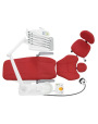 Microfiber Leather High Configuration Dental Chair Equipment